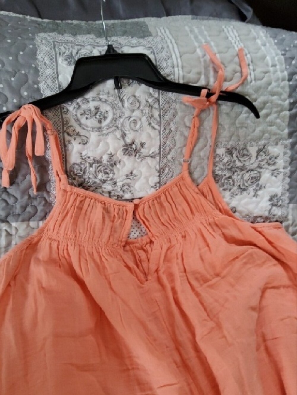 Lane Bryant Peach Wide-Leg Jumpsuit - Picture 5 of 6